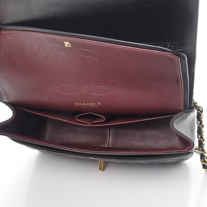 Chanel Lambskin Quilted Jumbo Double Flap Black 5 of 9