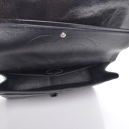 Chanel Shiny Aged Calfskin Quilted 2.55 Reissue 227 Flap So Black 6 of 8