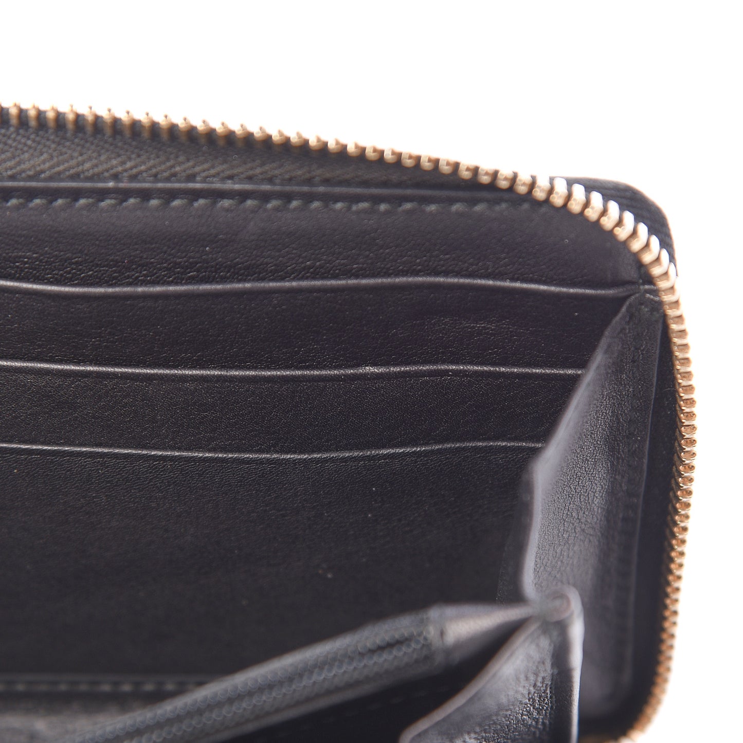 Guccissima Sukey Zip Around Wallet Black