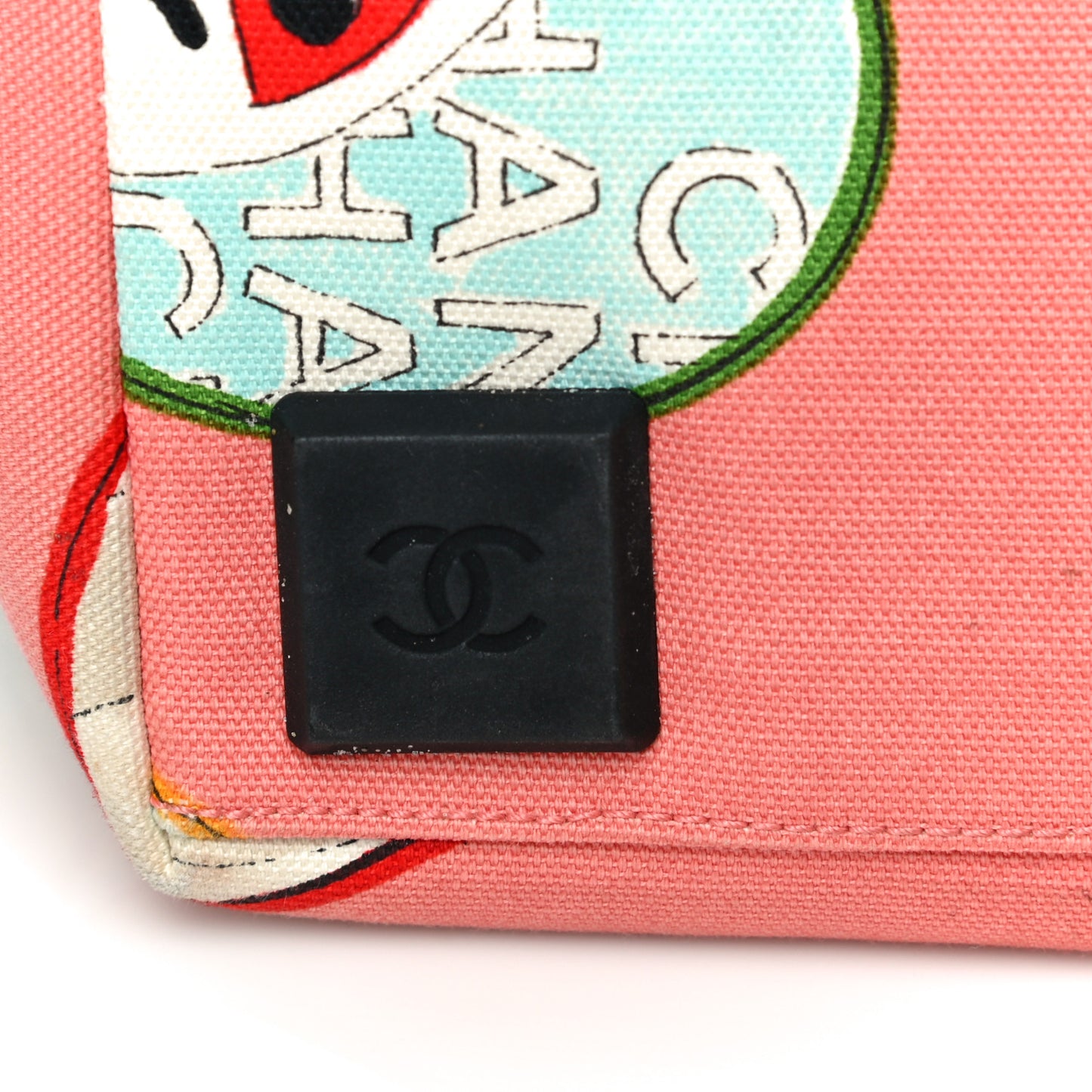 Canvas Coco Hearts Print Tote Multi