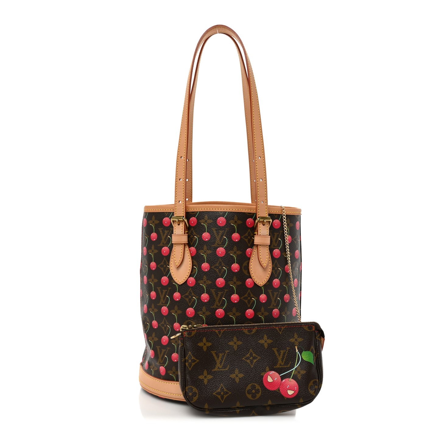 Monogram Cerises Bucket Bag