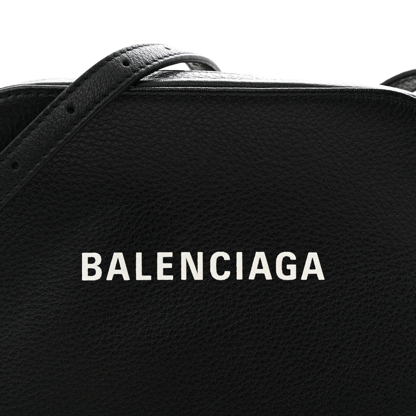 Calfskin Logo XS Everyday Camera Bag Black