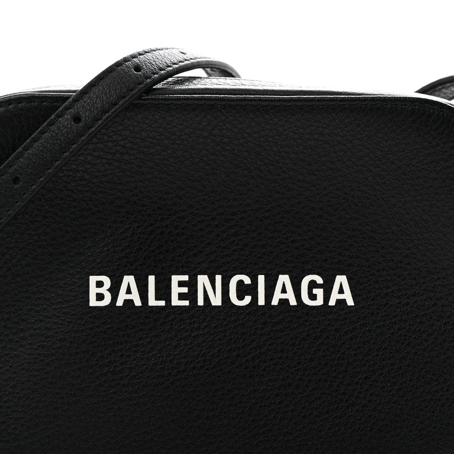 Balenciaga Calfskin Logo XS Everyday Camera Bag Black 9 of 11