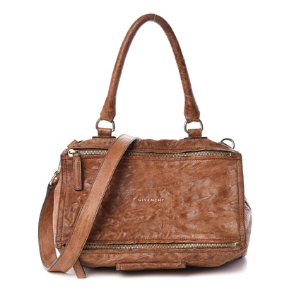 Givenchy Tumbled Sheepskin Large Pandora Brown 1 of 13