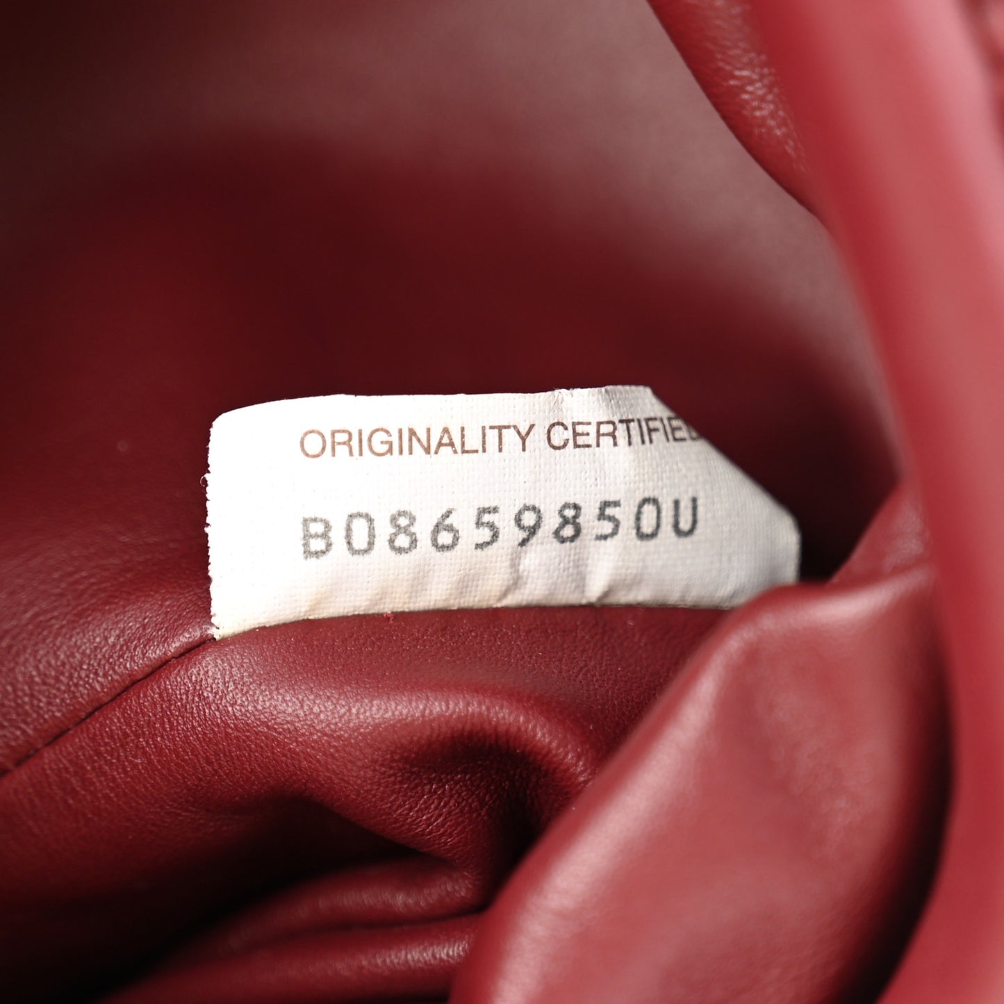 Butter Calfskin The Mini Pouch Bordeaux