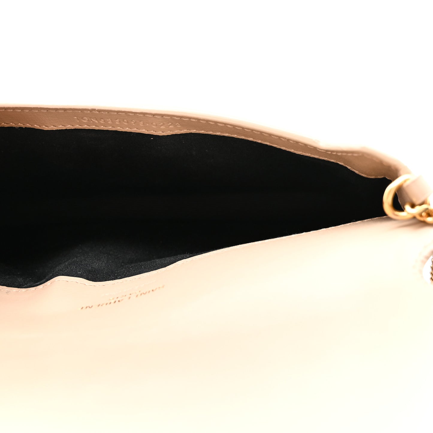 Smooth Calfskin Monogram Phone Holder Crossbody Dark Beige