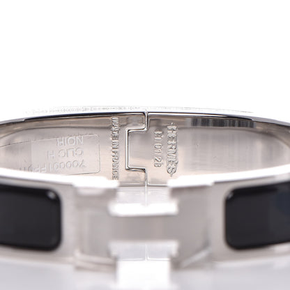 Hermes Enamel Narrow Clic Clac H Bracelet PM Black 3 of 5