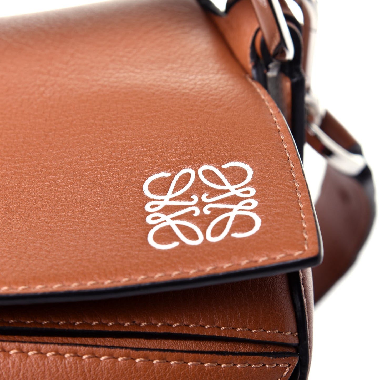 Calfskin Medium Puzzle Bag Tan