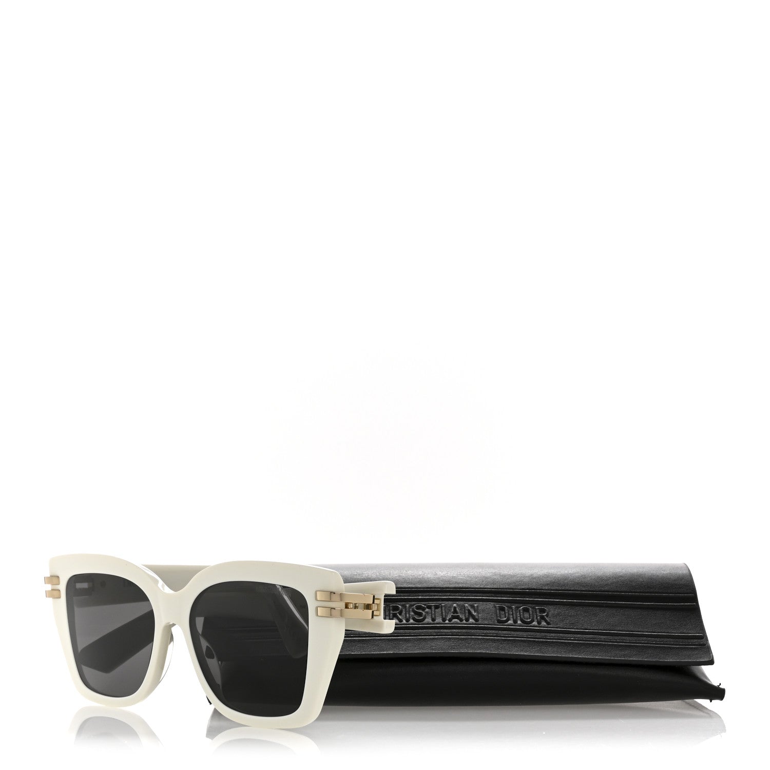 Christian Dior Acetate CDior S1I Square Sunglasses Ivory 9 of 9
