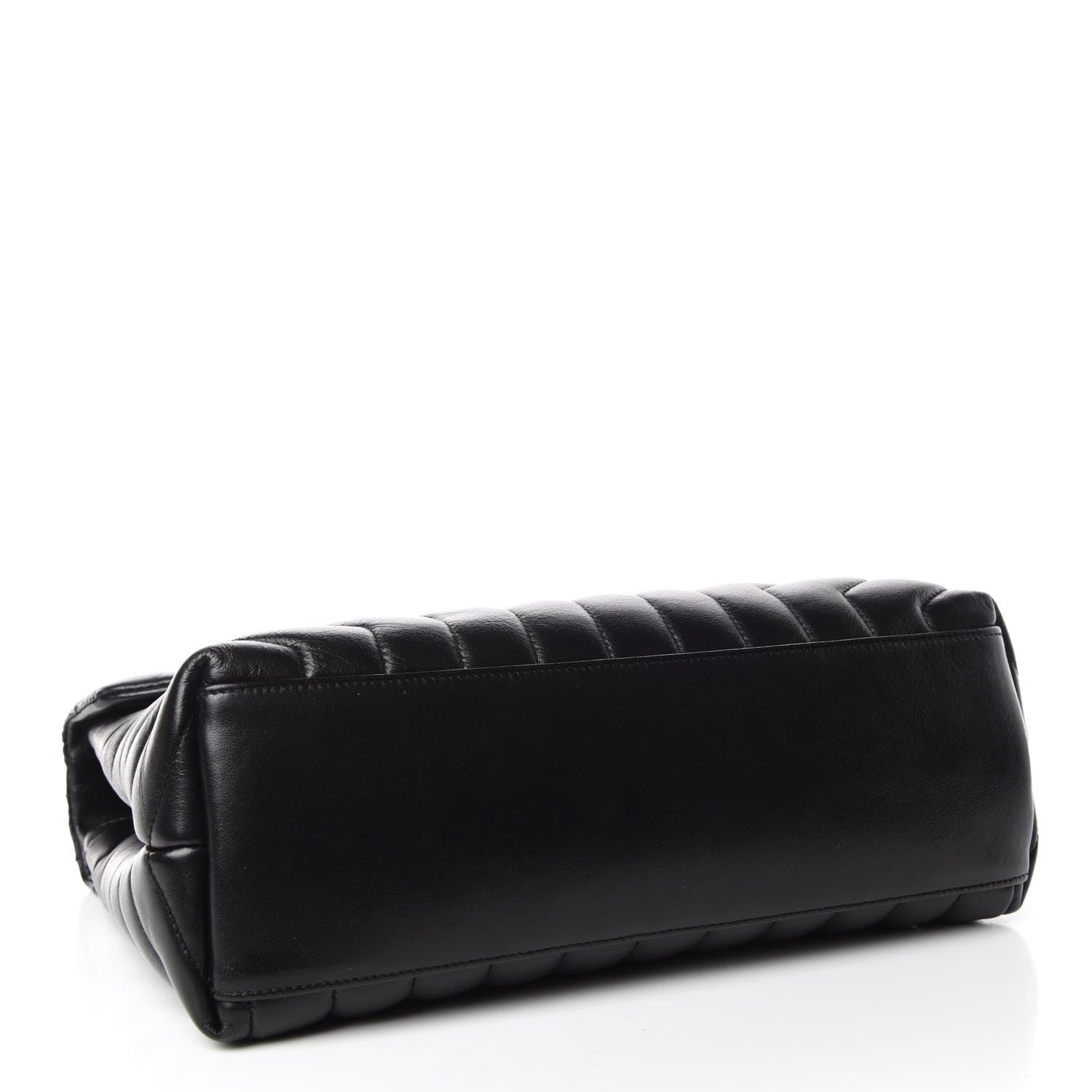 Saint Laurent Calfskin Y Quilted Monogram Medium Loulou Chain Satchel Black 4 of 11