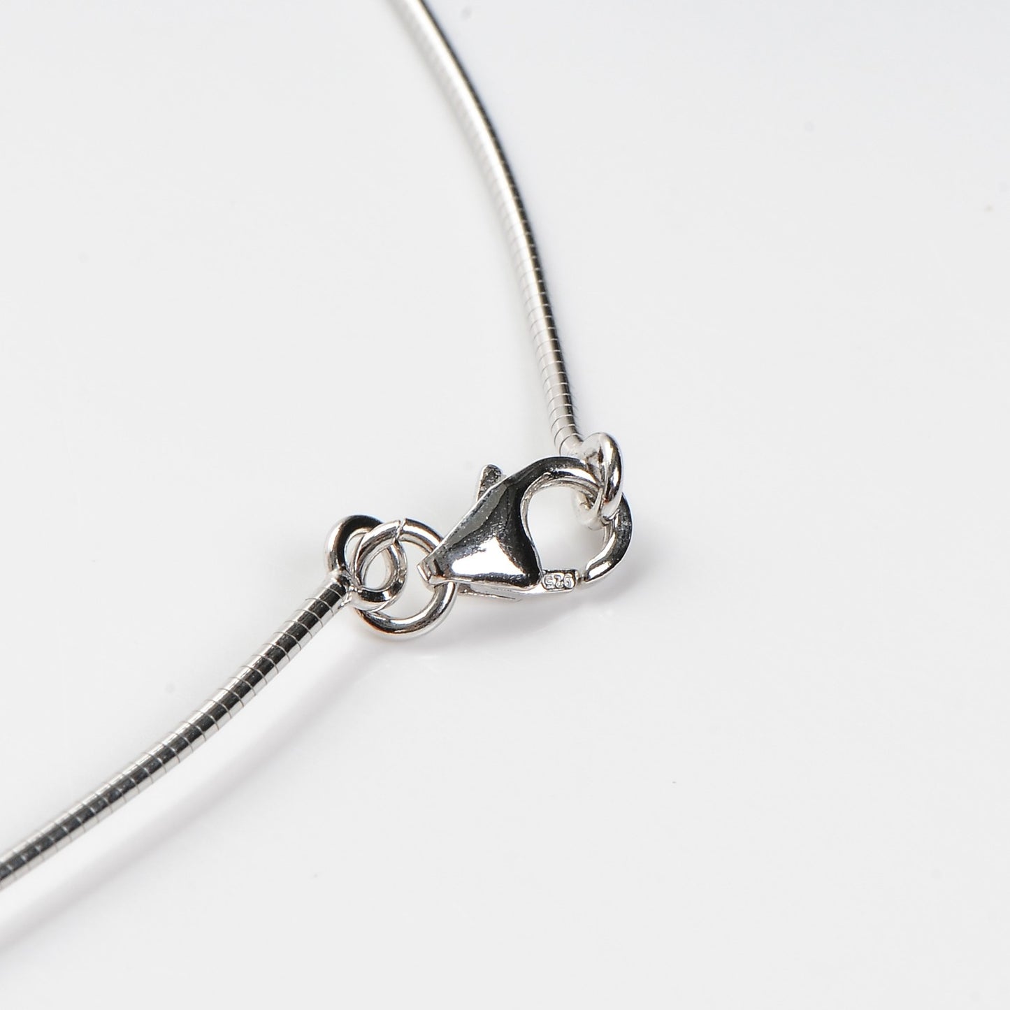 Lacquered Palladium Cage d'H Pendant Necklace Bleu Transat