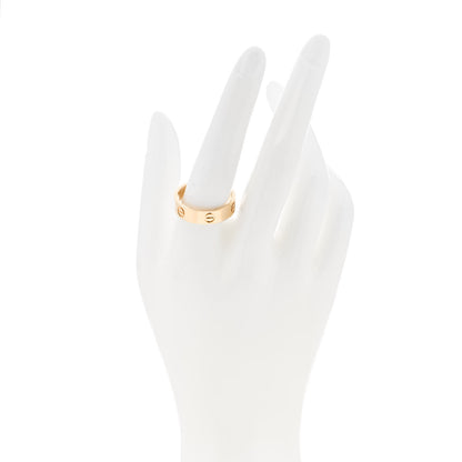 Cartier 18K Yellow Gold 5.5mm LOVE Ring 61 9.5 2 of 5