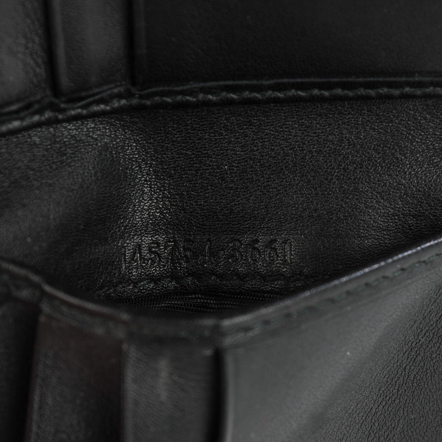 Gucci Guccissima Avel Bi-Fold Wallet Black 7 of 7