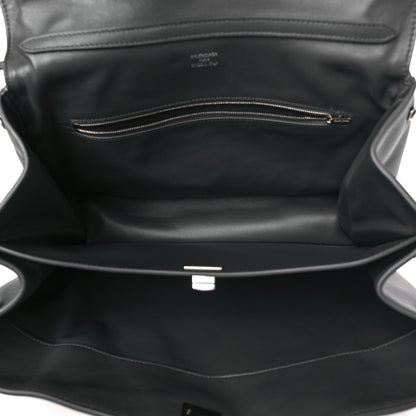 Balenciaga Natural Smooth Calfskin Medium Rodeo Top Handle Handbag Grey 5 of 8