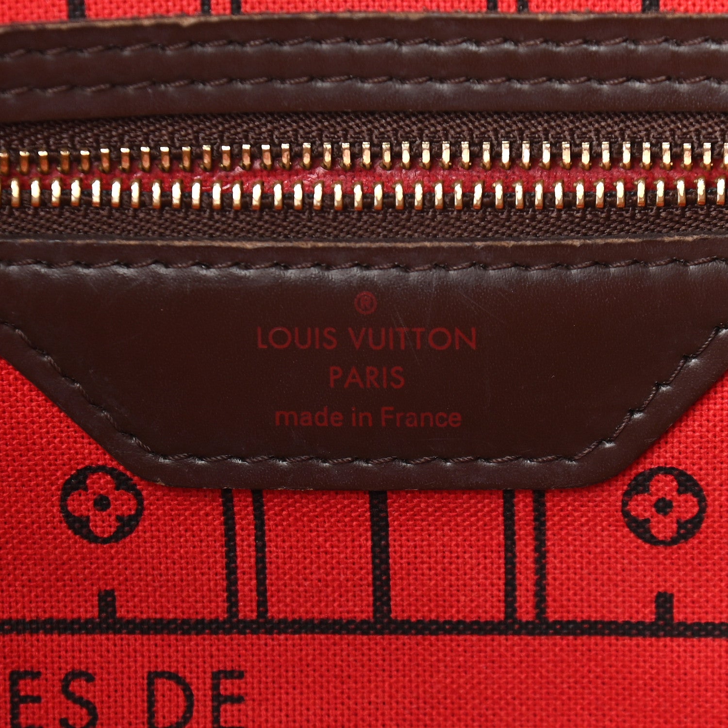 Louis Vuitton Damier Ebene Neverfull MM 6 of 12