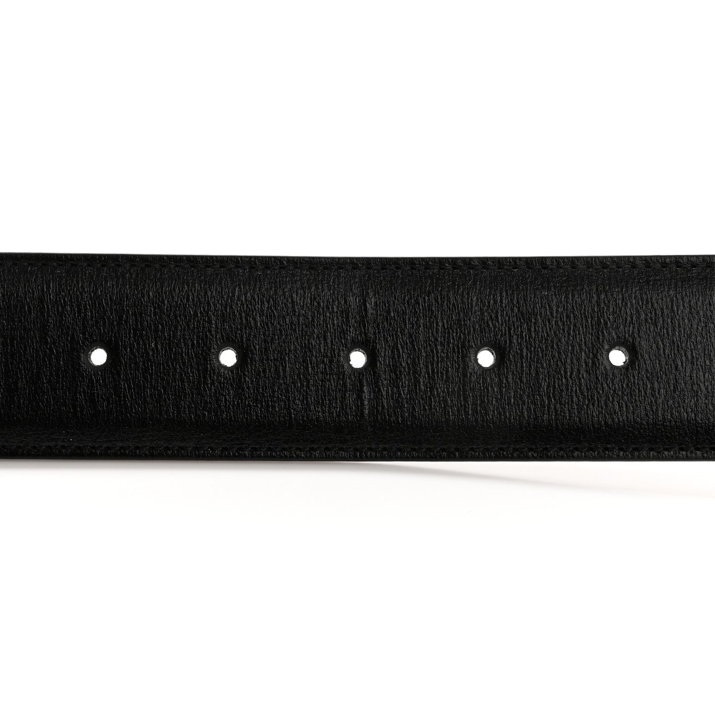 Azalea Calfskin Enamel Monochrome Double G 40mm Belt 90 36 Black