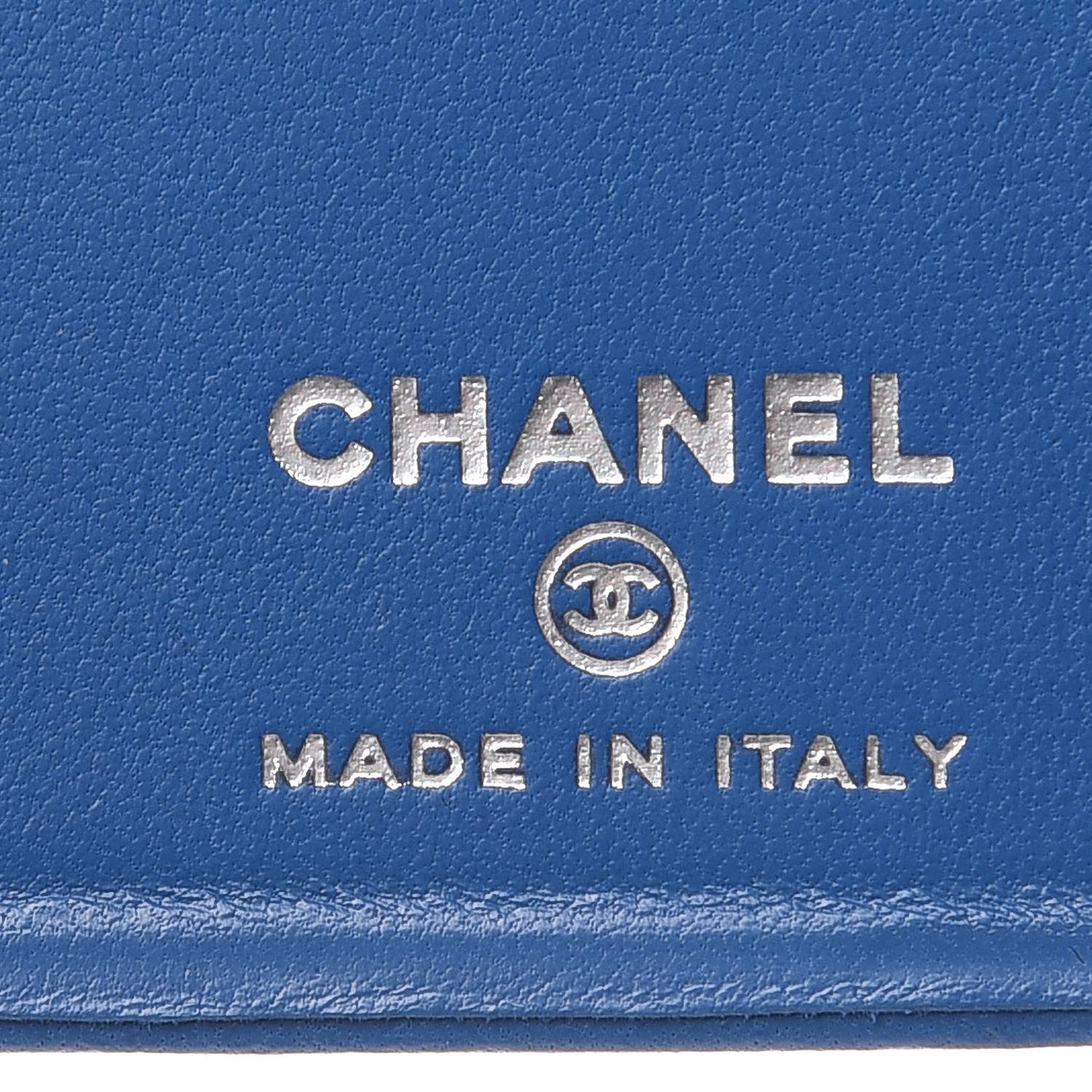 Lambskin Quilted iPhone X Case Blue