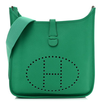 Hermes Taurillon Clemence Evelyne III GM Menthe 1 of 8