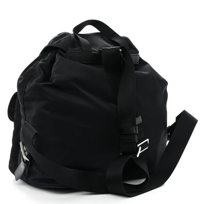 Prada Re-Nylon Vela Saffiano Medium Backpack Black 2 of 10