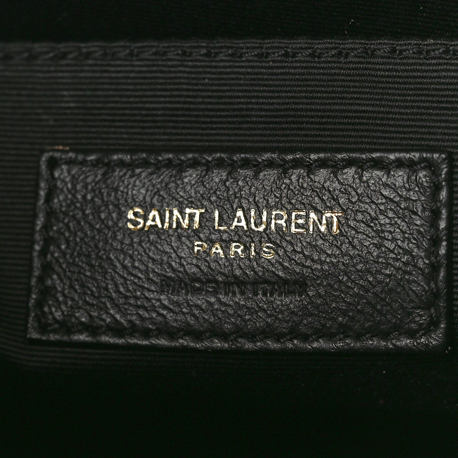 Saint Laurent Patent Calfskin Crocodile Embossed Monogram Lou Camera Bag Black 6 of 10
