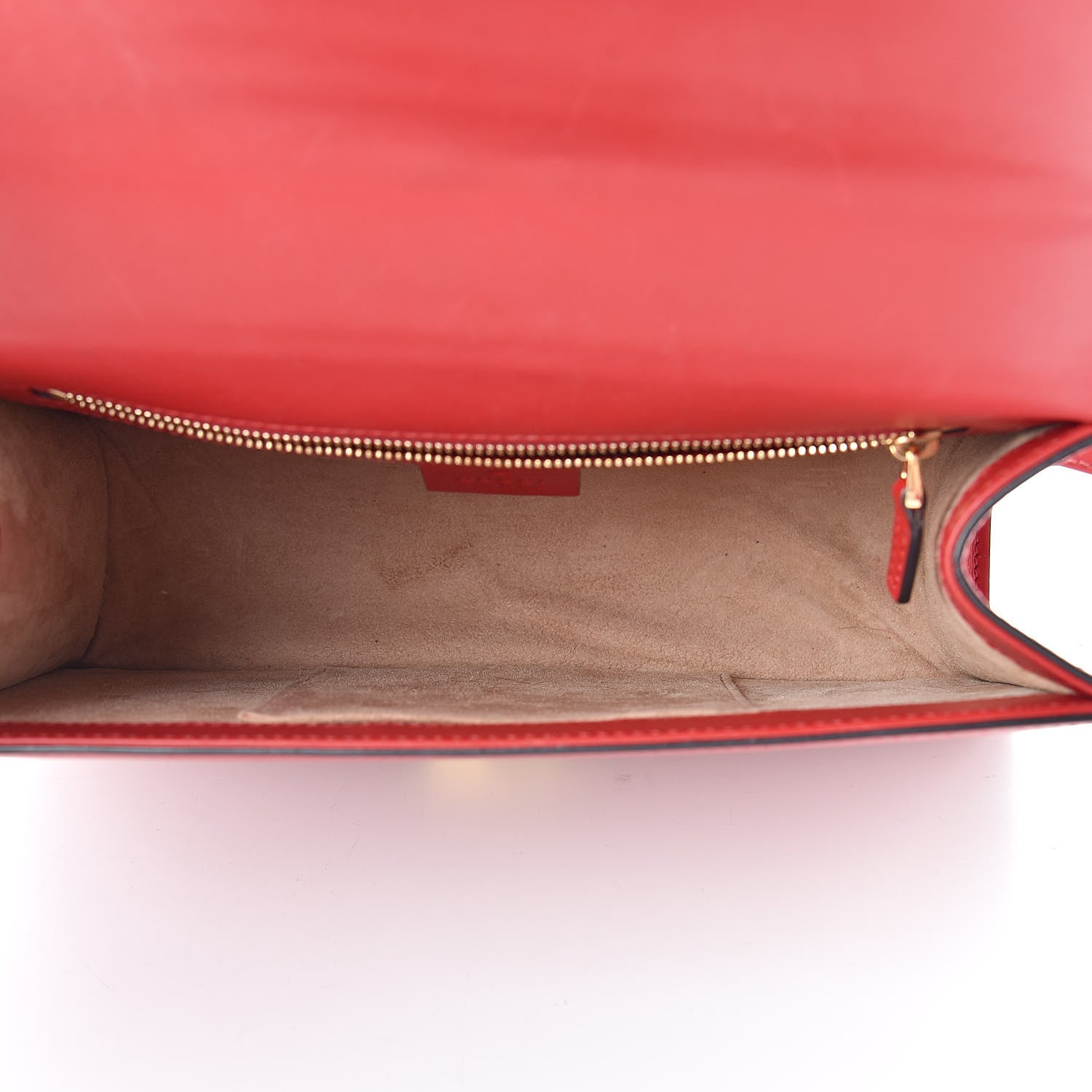 Gucci Calfskin Small Sylvie Shoulder Bag Hibiscus Red 6 of 12