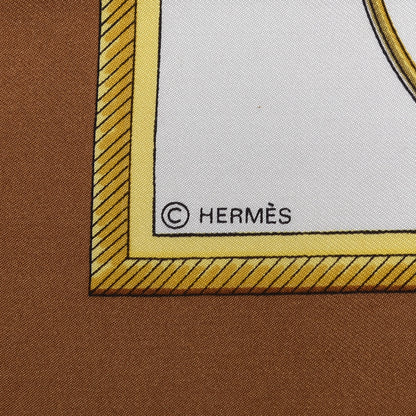 Hermes Silk Les Voitures A Transformation Scarf 90 4 of 4
