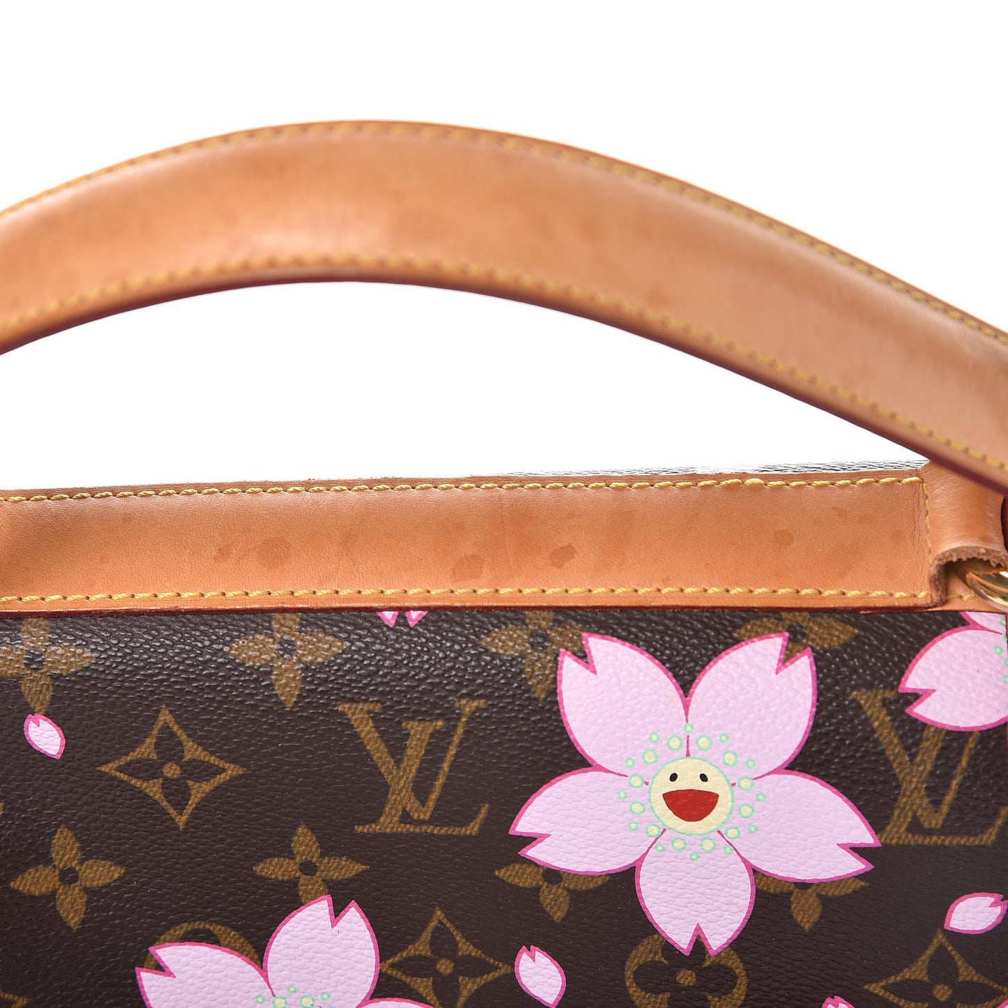 Monogram Cherry Blossom Sac Retro Bag Brown