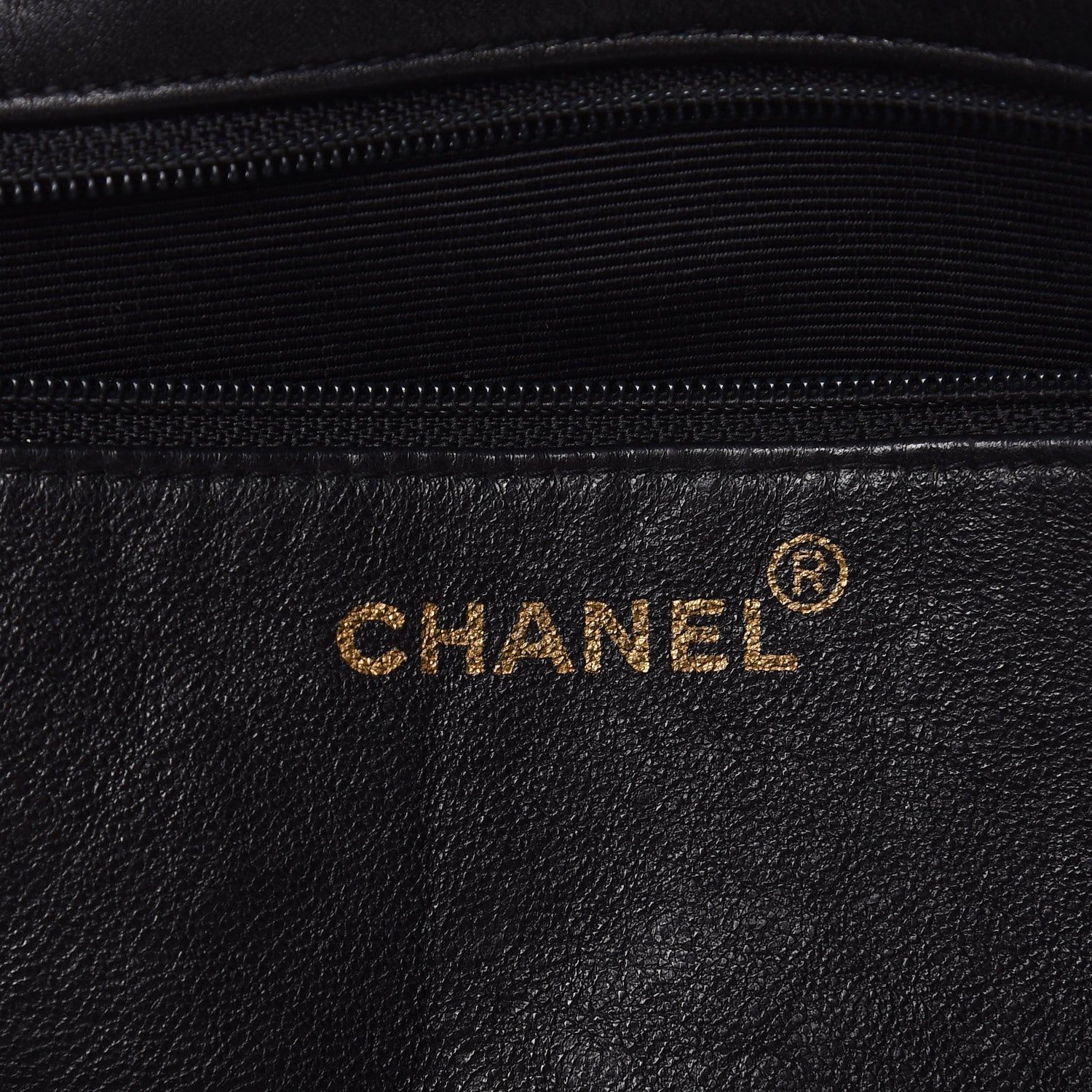 Chanel Lambskin CC Tote Black 6 of 12