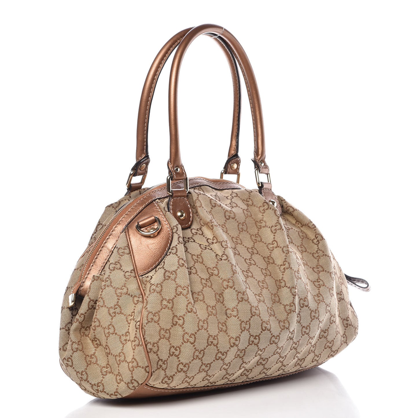 Monogram Medium Sukey Boston Bronze