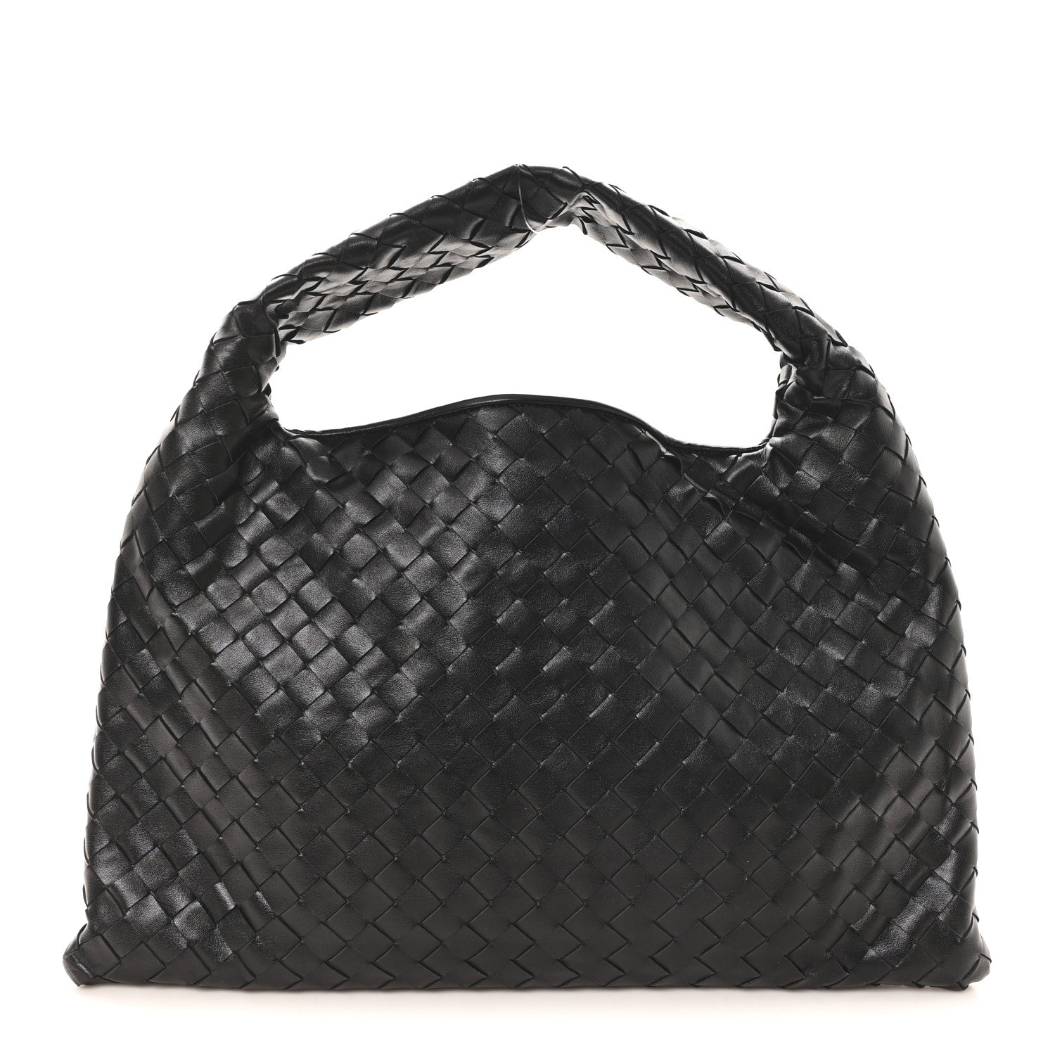 Bottega Veneta Calfskin Intrecciato Small Hop Black 1 of 10