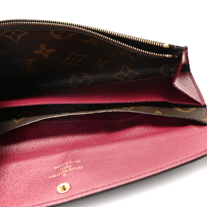 Louis Vuitton Monogram Emilie Wallet Fuchsia 6 of 11