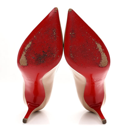 Christian Louboutin Patent Pigalle 85mm Pumps 40 Nude 6 of 9