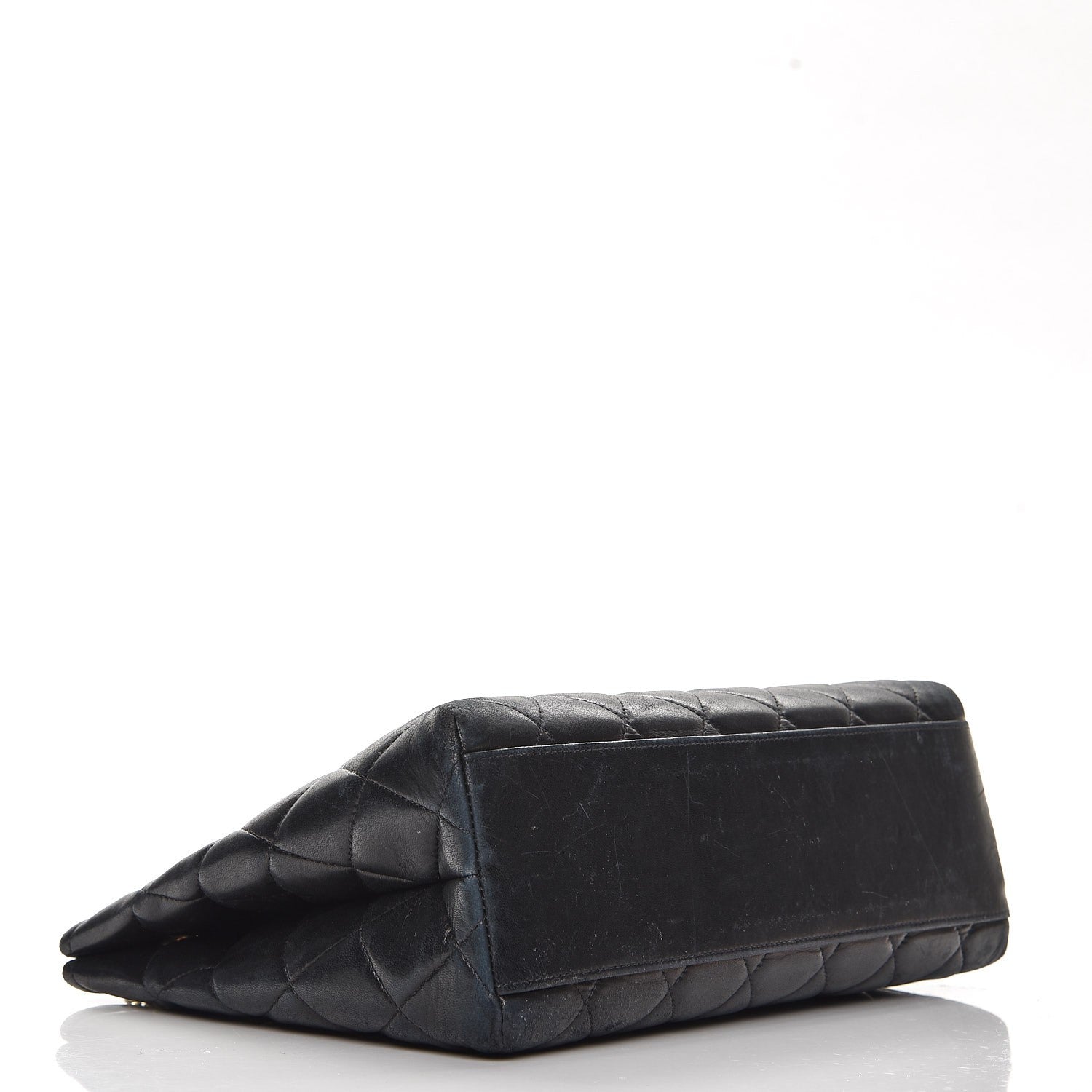 Chanel Lambskin Quilted Shopping Tote Black 4 of 11