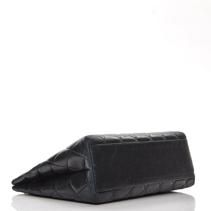 Chanel Lambskin Quilted Shopping Tote Black 4 of 11