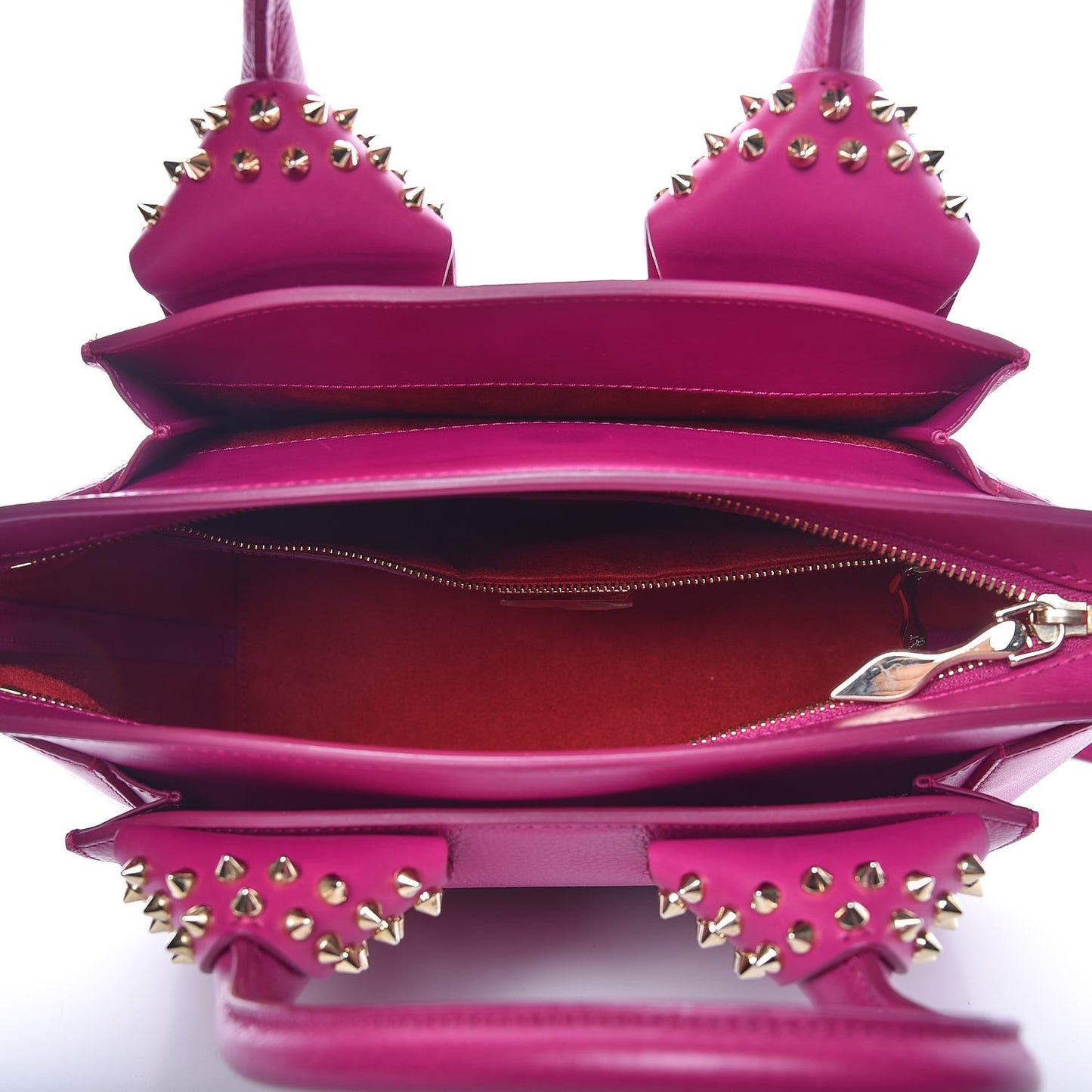 Calfskin Small Eloise Tote Fuchsia