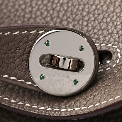 Hermes Taurillon Clemence Lindy 30 Etoupe 14 of 14