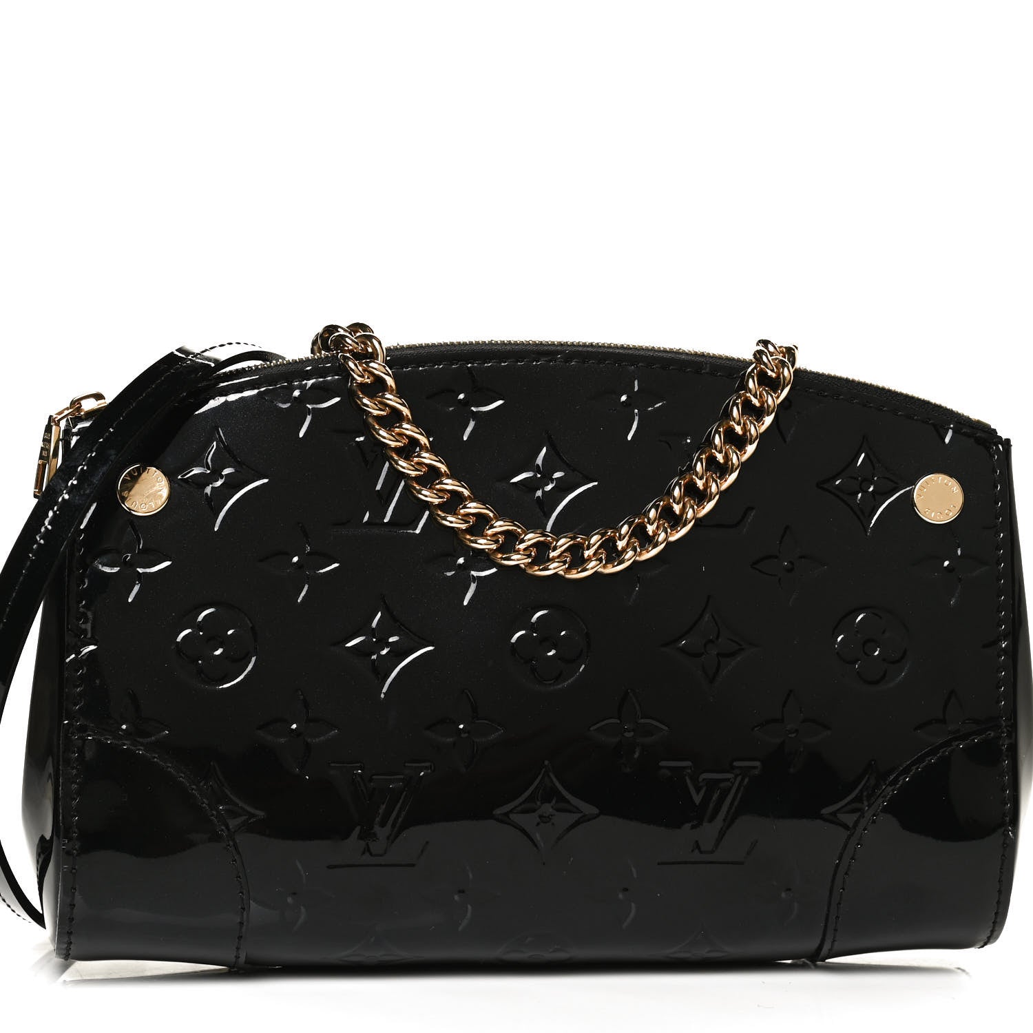 Louis Vuitton Vernis Santa Monica Clutch Noir Magnetique 7 of 9