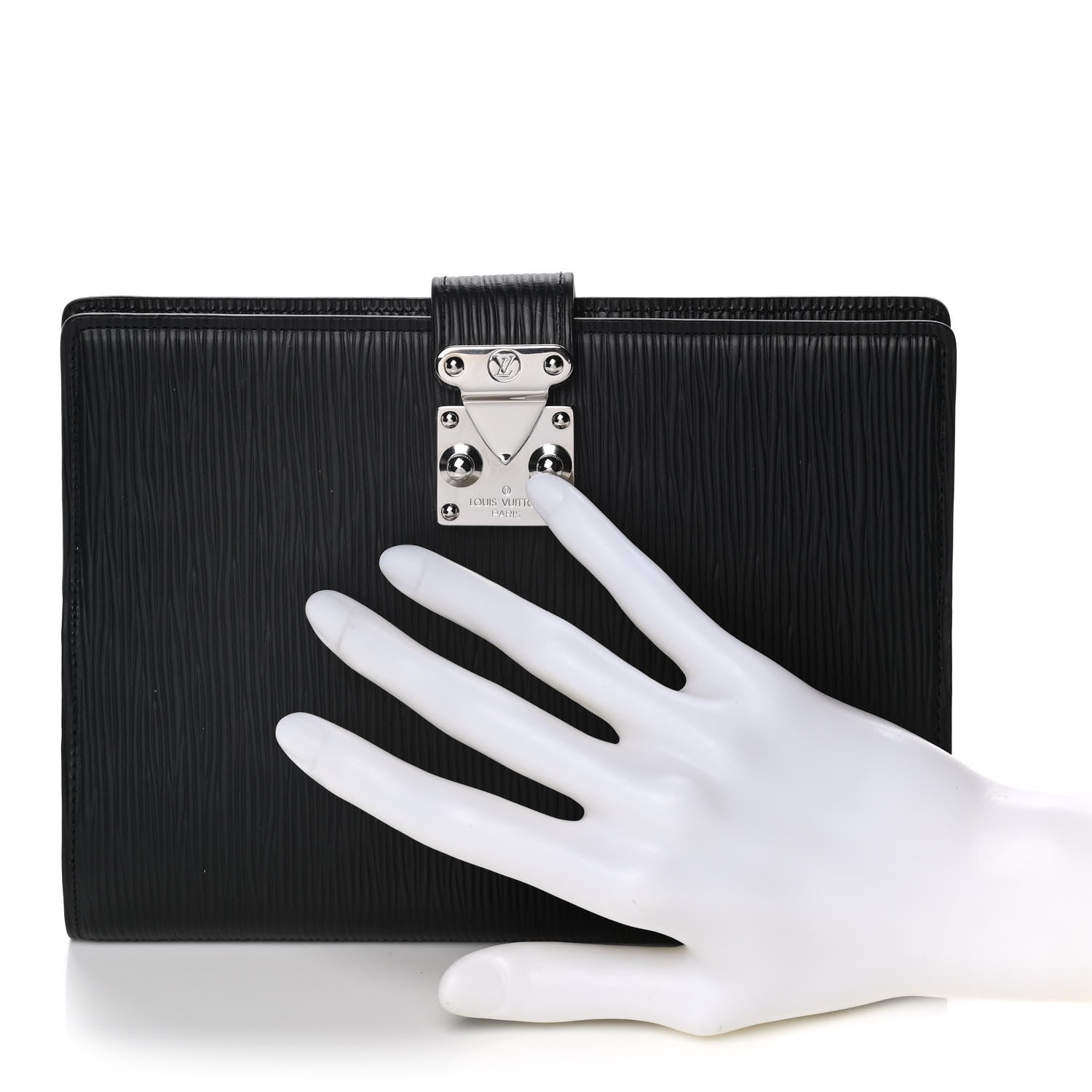 Louis Vuitton Epi Paul Notebook Cover MM Black 2 of 8