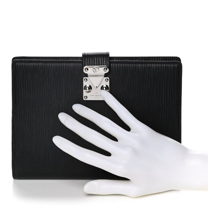 Louis Vuitton Epi Paul Notebook Cover MM Black 2 of 8