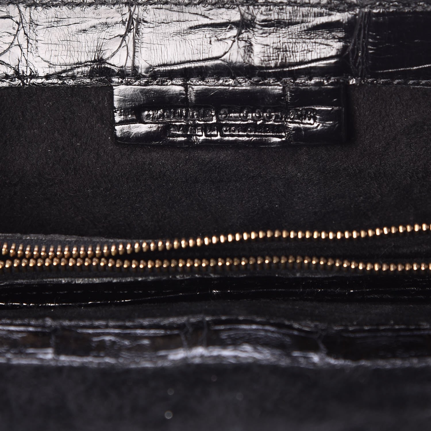 Nancy Gonzalez Crocodile Gotham Clutch Black 7 of 7