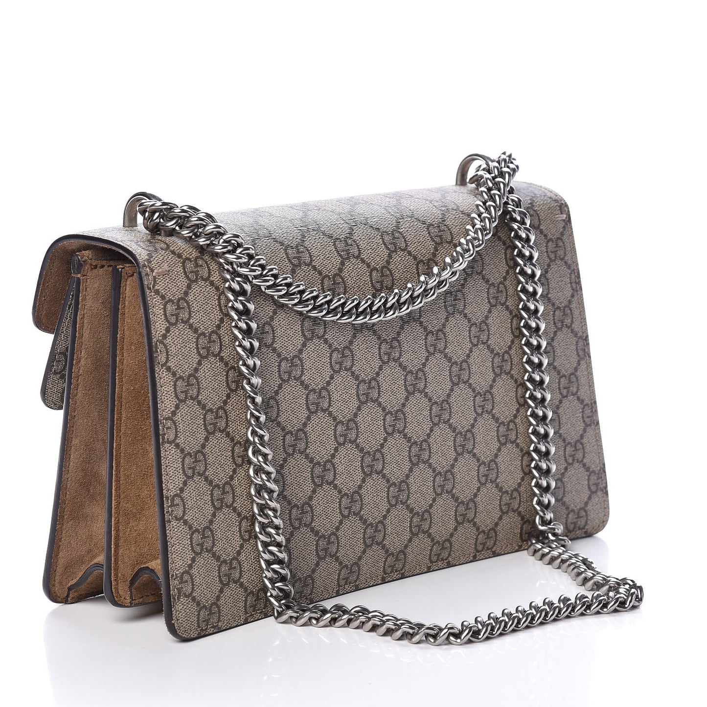GG Supreme Monogram Small Dionysus Shoulder Bag Taupe