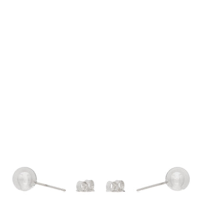 Tiffany Sterling Silver 8mm HardWear Ball Earrings 3 of 4