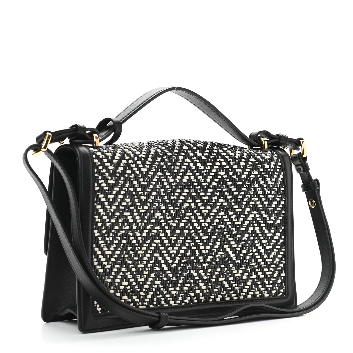 Tweed Aileen Bag Black White