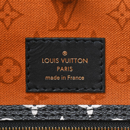 Louis Vuitton Monogram Giant Crafty Neverfull MM Creme Caramel 8 of 9