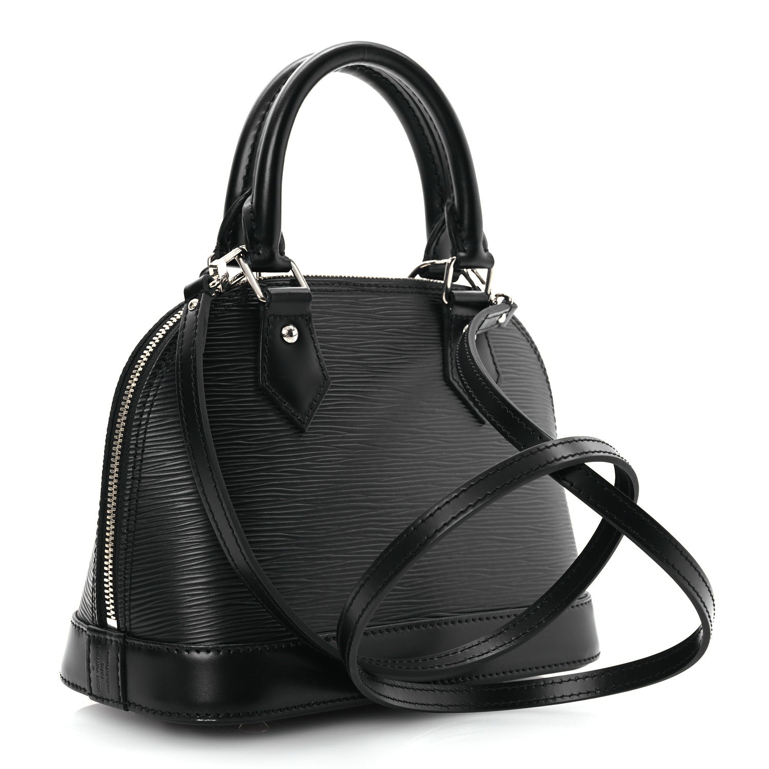 Louis Vuitton Epi Alma BB Black 3 of 9