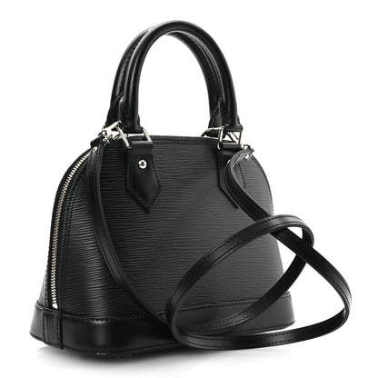 Louis Vuitton Epi Alma BB Black 3 of 9