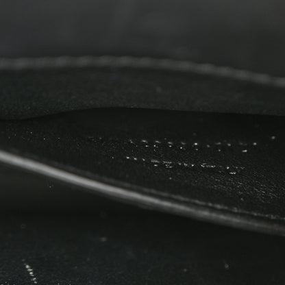 Saint Laurent Raffia Calfskin Mini Classic Monogram Cassandra Top Handle Black Natural 7 of 15