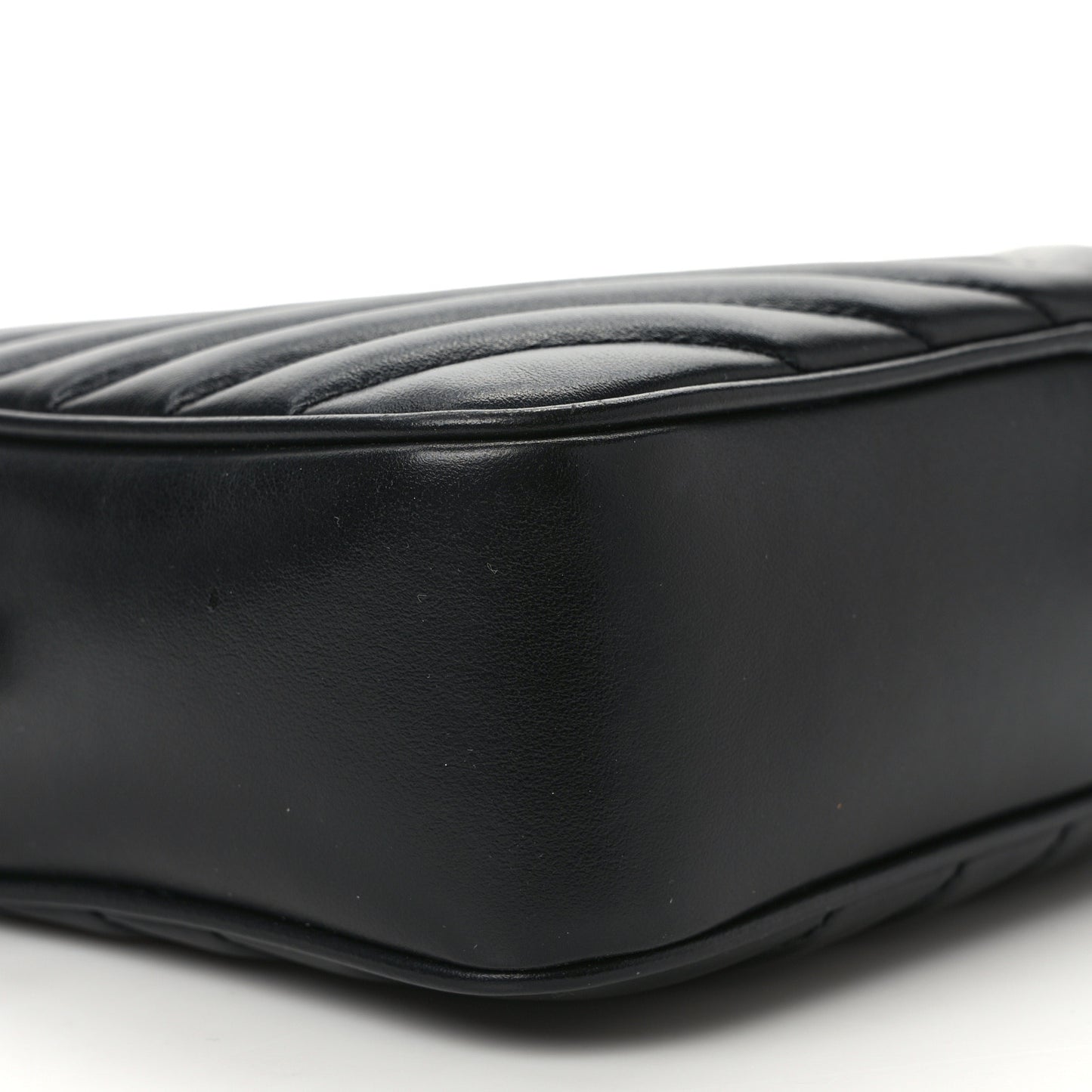 Calfskin Matelasse Monogram Lou Camera Bag Black