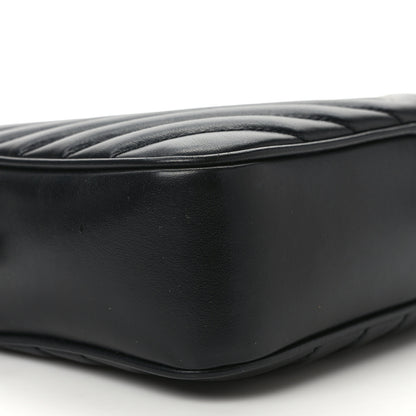 Saint Laurent Calfskin Matelasse Monogram Lou Camera Bag Black 8 of 10