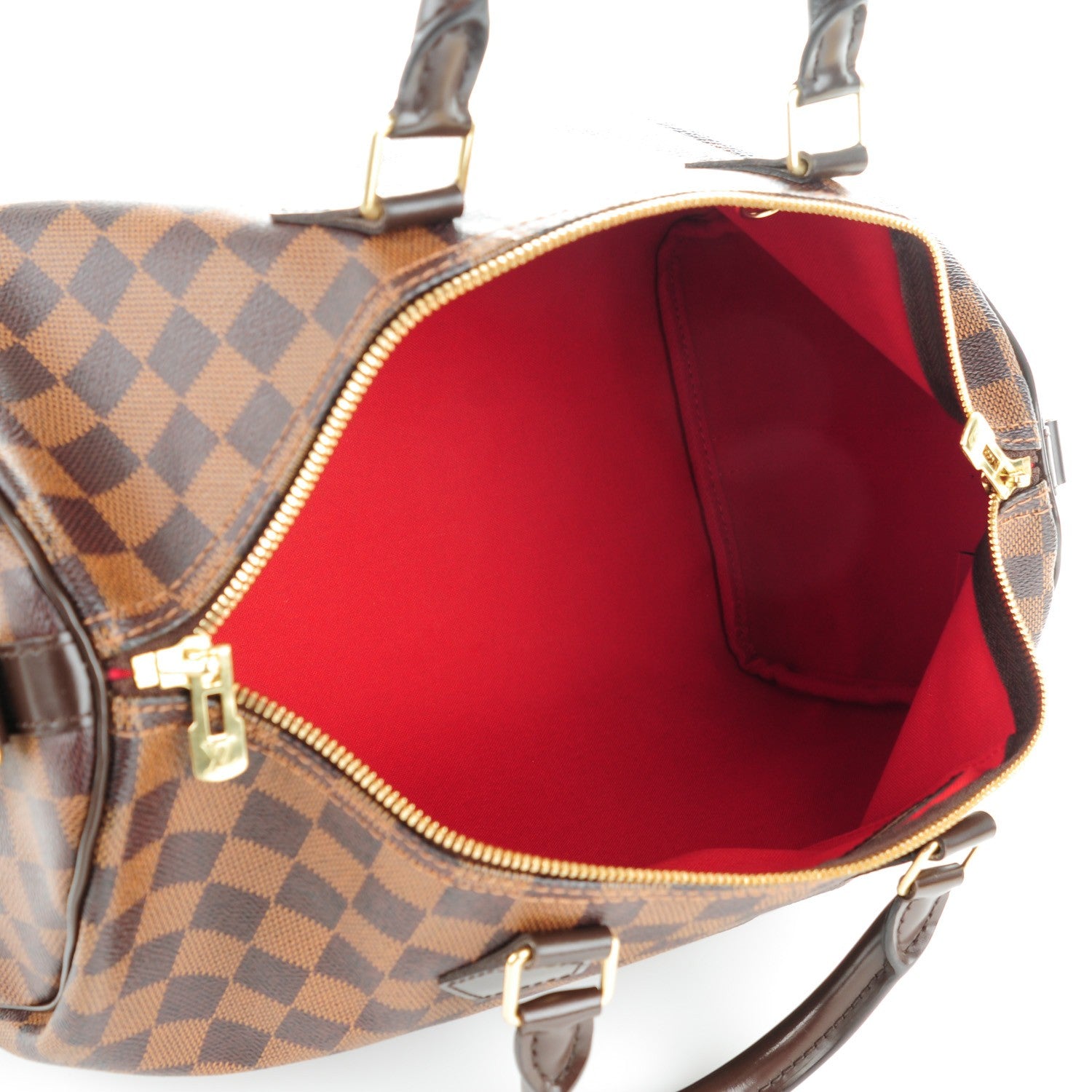 Louis Vuitton Damier Ebene Speedy Bandouliere 35 5 of 8